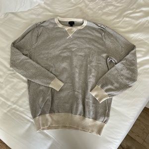 J Crew Striped Mens Sweater